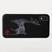 Monogram rendieren kerstverlichting | FEESTDAGEN Case-Mate iPhone Case (Achterkant (horizontaal))