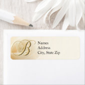 Monogram retouradres labels letter B (Insitu)