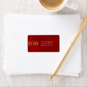 Monogram Retouradres - Rood Etiket (Insitu)