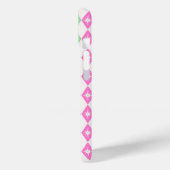 Monogram Retro Diamonds Case-Mate iPhone Case (Achterkant / Links)