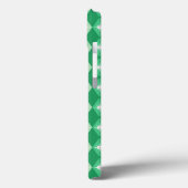 Monogram Retro Kerstmis Mid Century Groen Case-Mate iPhone Case (Achterkant / Links)