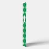 Monogram Retro Kerstmis Mid Century Groen Case-Mate iPhone Case (Achterkant / Rechts)