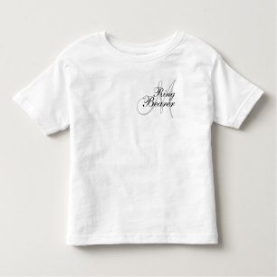 Monogram Ring Bearer Wedding T-Shirt