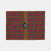 Monogram Robertson Tartan Fleece Deken (Voorkant (Horizontaal))