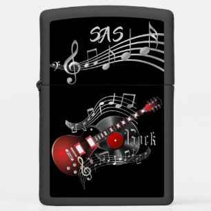 Monogram Rock Guitar - Red