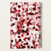 Monogram rode Stippen Planner (Achterkant)
