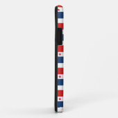 Monogram rode witte blauwe patriottische sterren Case-Mate iPhone case (Achterkant/rechts)