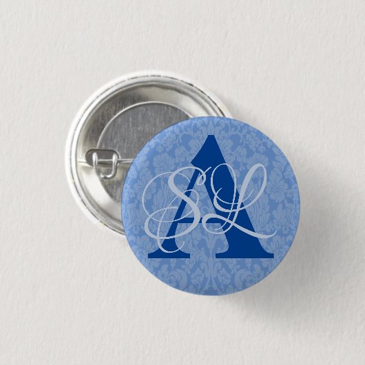 Monogram Ronde Button 3,2 Cm (Voorkant /achterkant)