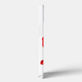 MONOGRAM ROOD EN ZWART Case-Mate iPhone CASE (Achterkant / Rechts)