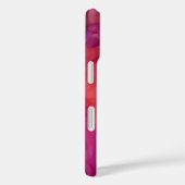 Monogram rood roze abstracte patroonnaam simpel Case-Mate iPhone case (Achterkant / Rechts)