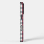 Monogram rood, wit en blauw Case-Mate iPhone case (Achterkant / Rechts)