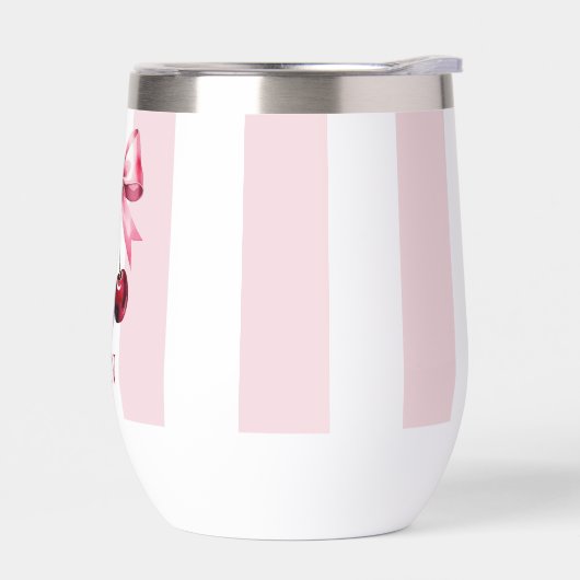 Monogram Rose Bow Cherries Coquette Esthétique (Gauche)