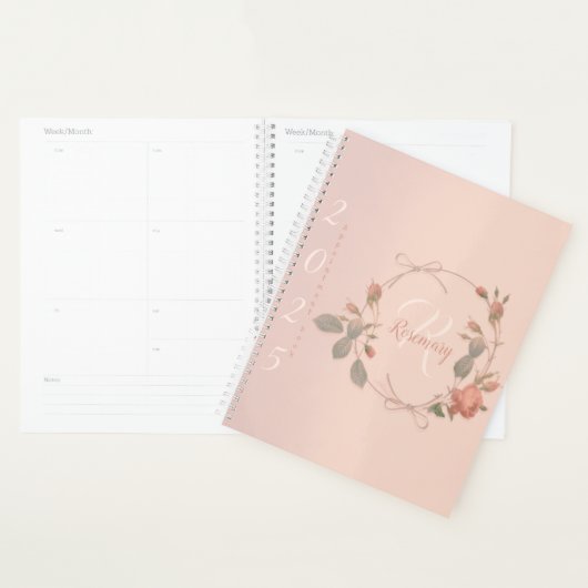 Monogram Rose Gold Appointment 2025  (Devant avec enveloppe)