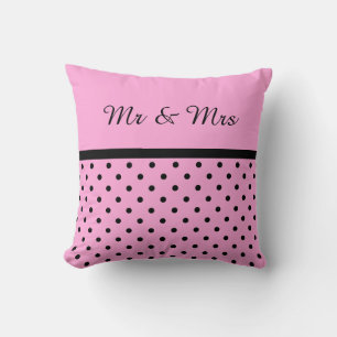 MONOGRAM ROSE NOIR SPOT Coussin de coussin