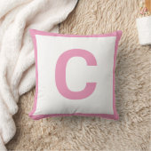 MONOGRAM ROSE ROSE DOUBLESIBLE Coussin de coussin (Couverture)