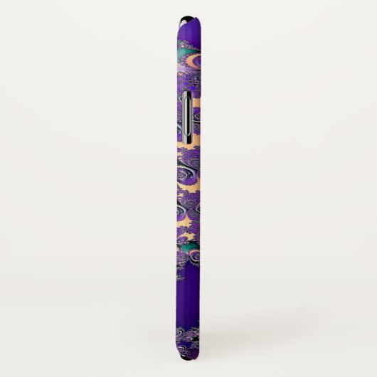 Monogram Royal Paars Fractal Hoesje (Achterkant / rechts)