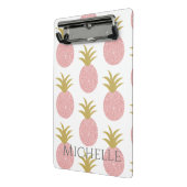 Monogram Roze anananas Mini Klembord (Angled2)