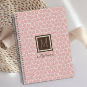 Monogram Roze Blad Planner