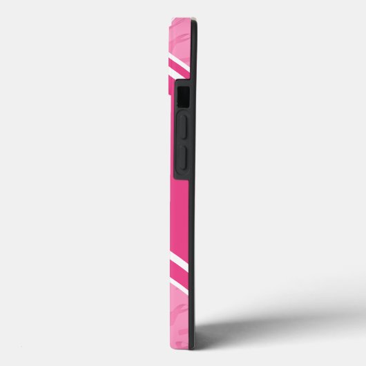 Monogram roze Borstkanker Overleving Case-Mate iPhone Case (Achterkant / Links)