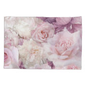 Monogram  Roze Botanische Tuin Schilderen Kussensloop (Achterkant)