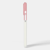 Monogram Roze Bow Coquette Case-Mate iPhone Case (Achterkant / Links)