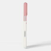 Monogram Roze Bow Coquette Case-Mate iPhone Case (Achterkant / Rechts)