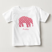 Monogram Roze Elephant Baby (Voorkant)