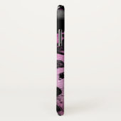 Monogram Roze en Zwarte Marmeren Wervelstelsel Case-Mate iPhone Case (Achterkant / rechts)