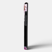 Monogram Roze Floral Case-Mate iPhone Case (Achterkant / Links)