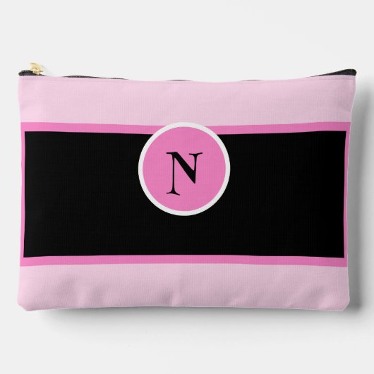 Monogram Roze Girly  Custom Etui (Voorkant)