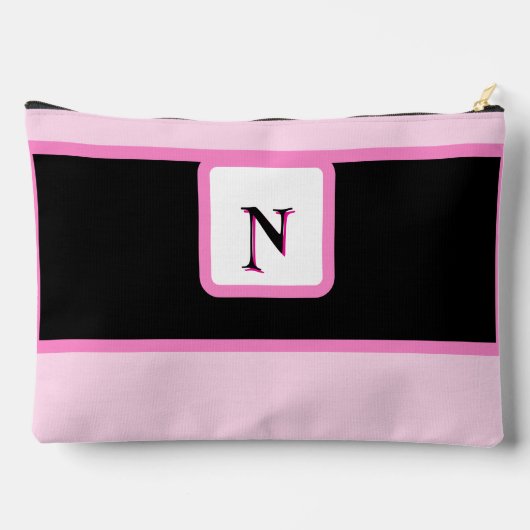 Monogram Roze Girly Custom Etui (Achterkant)