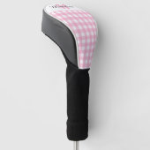 Monogram Roze Golfheadcover (Schuin)