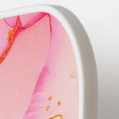 Monogram Roze Goud Abstract Pickleball Paddle (Links Detail)