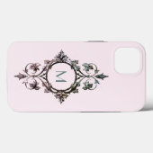 Monogram Roze Groen Vlaams Meisje Case-Mate iPhone Case (Achterkant (horizontaal))
