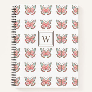Monogram Roze Kunstenboek Notitieboek