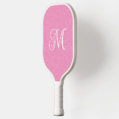 Monogram roze leder Kijk Meisjes Curly Pickleball Paddle (Links)
