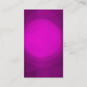 Monogram Roze Paarse consultant Visitekaartje (Achterkant)