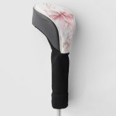 Monogram  Rozen Roze Boog Golfheadcover (Schuin)