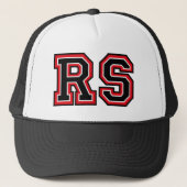 Monogram 'RS'-initialen Trucker Pet (Voorkant)