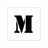 Monogram rubberen stempel, aangepaste monogram ste 	rubberstempel (Afrduk)