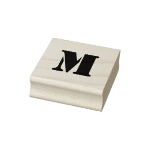 Monogram rubberstempel, aangepast monogram 	rubberstempel
