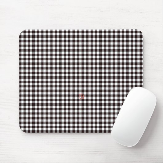 Monogram Rustic Chic Karo Muismat (Met muis)