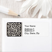  Monogram S Art Nieuwe Letter Etiket (Insitu)