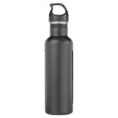  Monogram S Art Nieuwe Letter Waterfles (Achterkant)