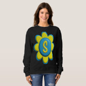 Monogram S  Colorful Flower Trui (Voorkant volledig)