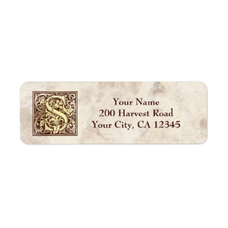 Monogram S Etiket