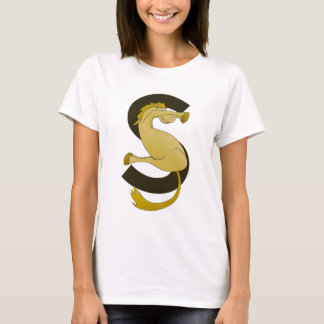 Monogram S Funny Pony Gepersonaliseerd T-shirt