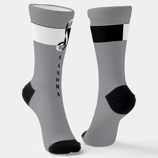 "Monogram S" Sokken (Gebogen)