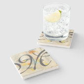 Monogram | Sacred II Stenen Onderzetter (Zijkant)