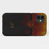 Monogram Scales of Justice Case-Mate iPhone Case (Achterkant (horizontaal))